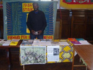 Djoly_campaigning_against_conflict_minerals_at_Migrant_Solidarity_event_at_NUM_Miners_Hall_in_Barnsley_2009