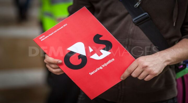 Don’t Invest in G4S: Pension Fund Protest